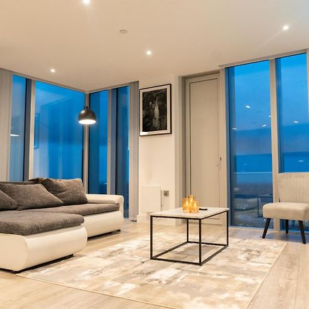 Luxury 2 Bed Penthouse With Stunning Views In Manchester City Centre Buitenkant foto