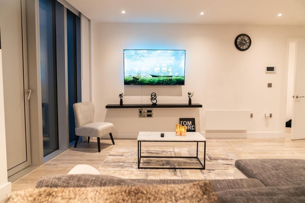 Luxury 2 Bed Penthouse With Stunning Views In Manchester City Centre Buitenkant foto
