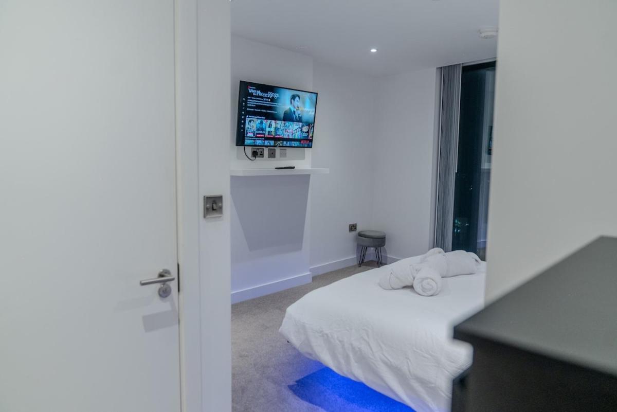 Luxury 2 Bed Penthouse With Stunning Views In Manchester City Centre Buitenkant foto