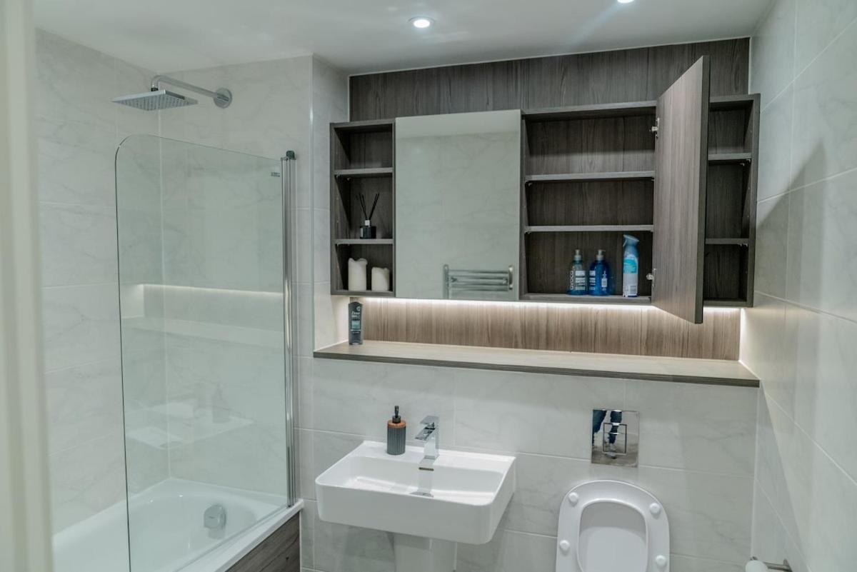 Luxury 2 Bed Penthouse With Stunning Views In Manchester City Centre Buitenkant foto