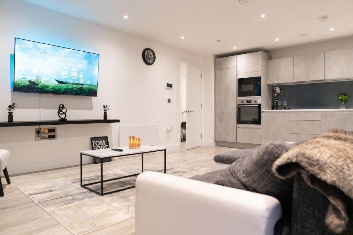 Luxury 2 Bed Penthouse With Stunning Views In Manchester City Centre Buitenkant foto
